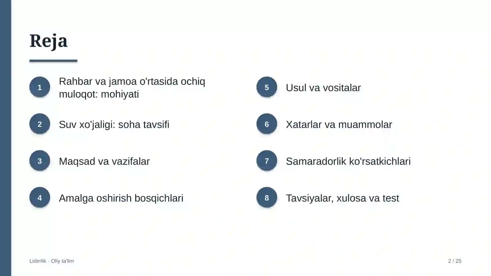 suv xo'jaligida rahbar va jamoa o'rtasida ochiq muloqotni yo'lga qo'yish 6965 2