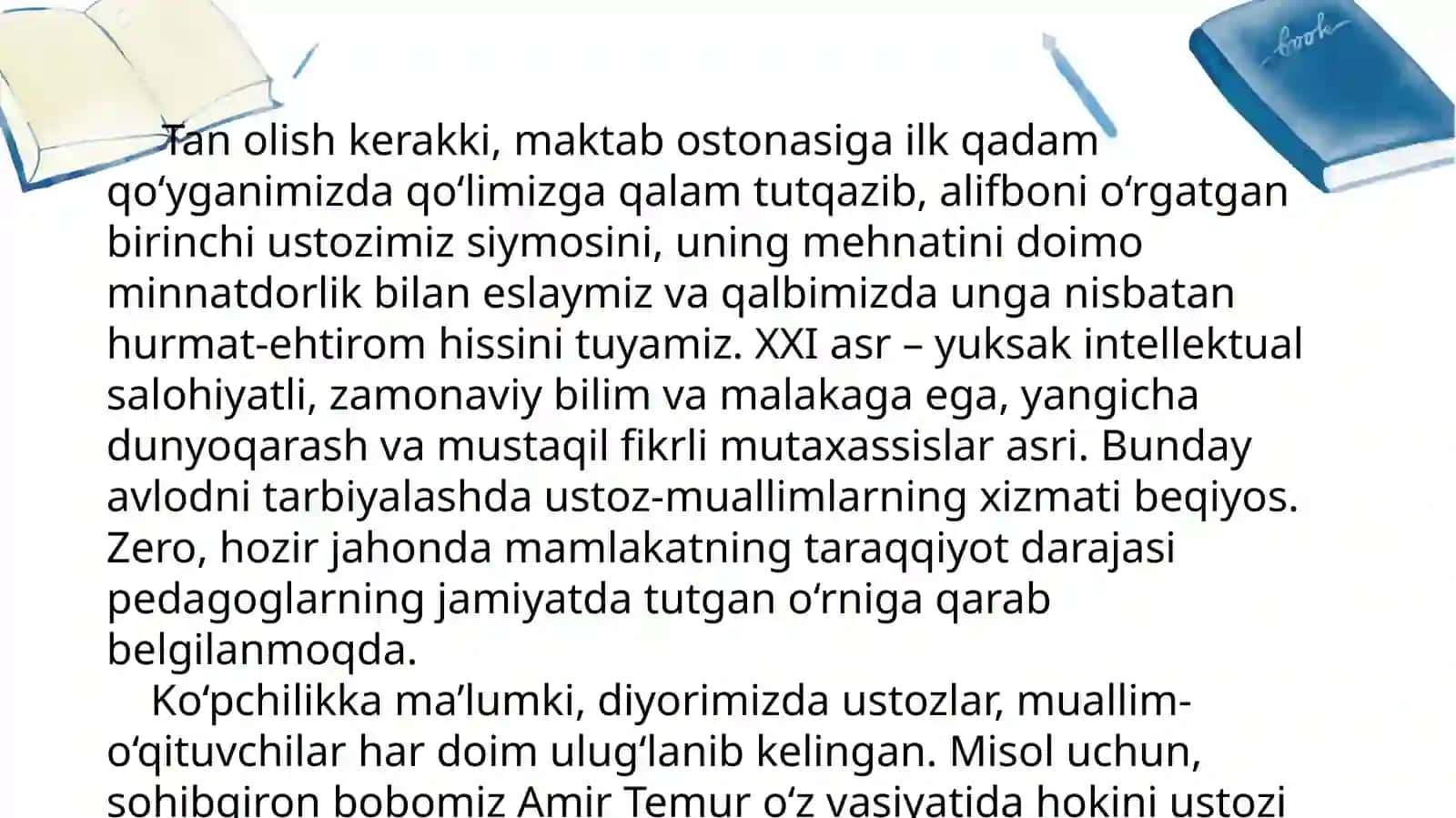 JAMIYATDA OʻQITUVCHINING ROLI 2