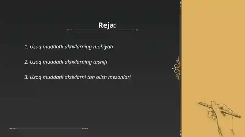 Uzoq muddatli aktivlar 2