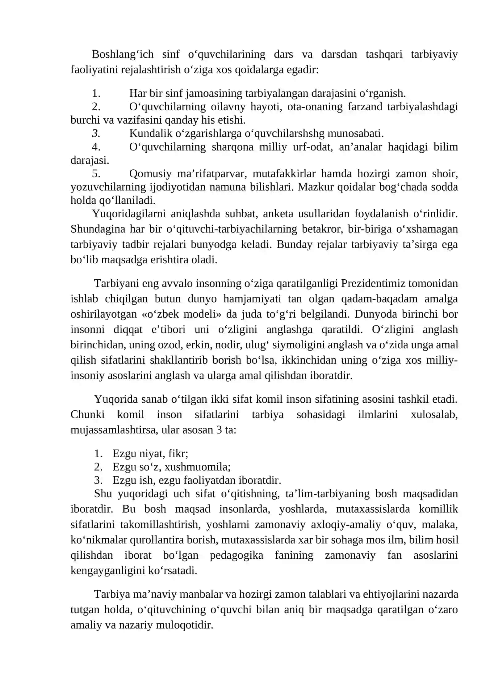 Uzluksiz ma’naviy tarbiyani shakllantirish vazifalari bosqichlari 2