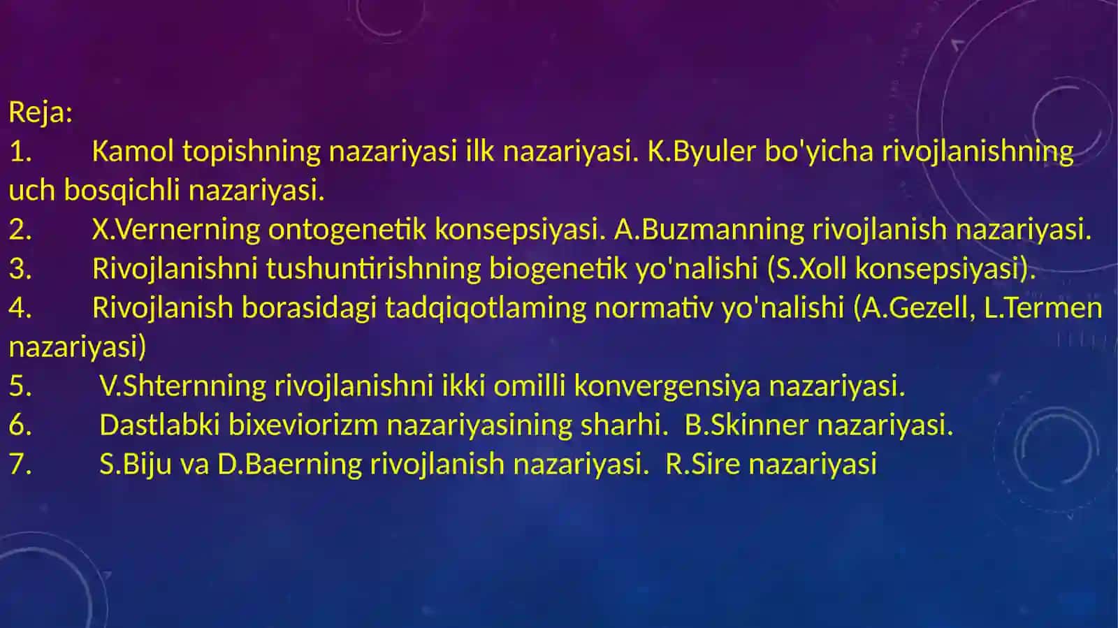 ENDOGEN VA EKZOGEN YO‘NALISHLARDA RIVOJLANISHNAZARIYASI 2