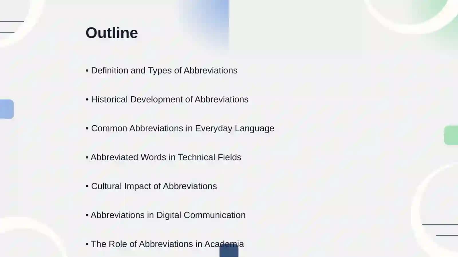 Abbreviations and Abbreviated Words 2