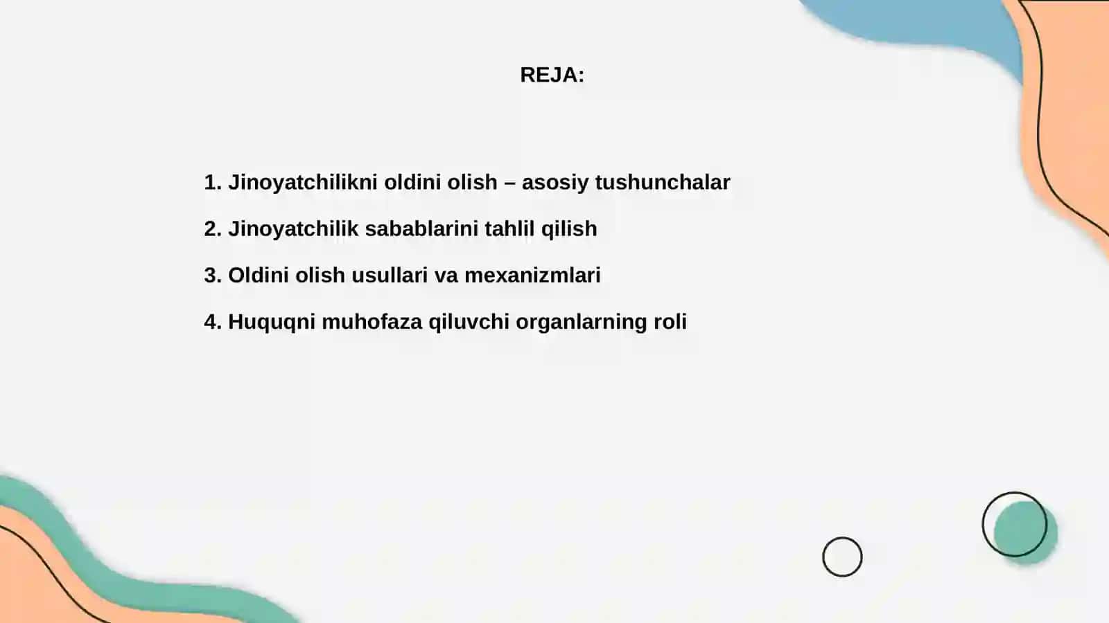Jinoyatchilikni oldini olish va jinoyatchilikni oldini olish subyektlari 2