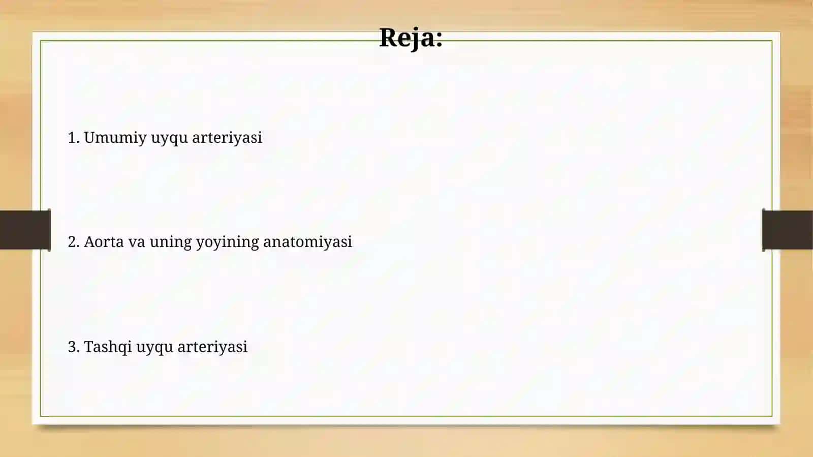 Aorta,aorta ravogi,umumiy va tashqi uyqu arteriyasi 2