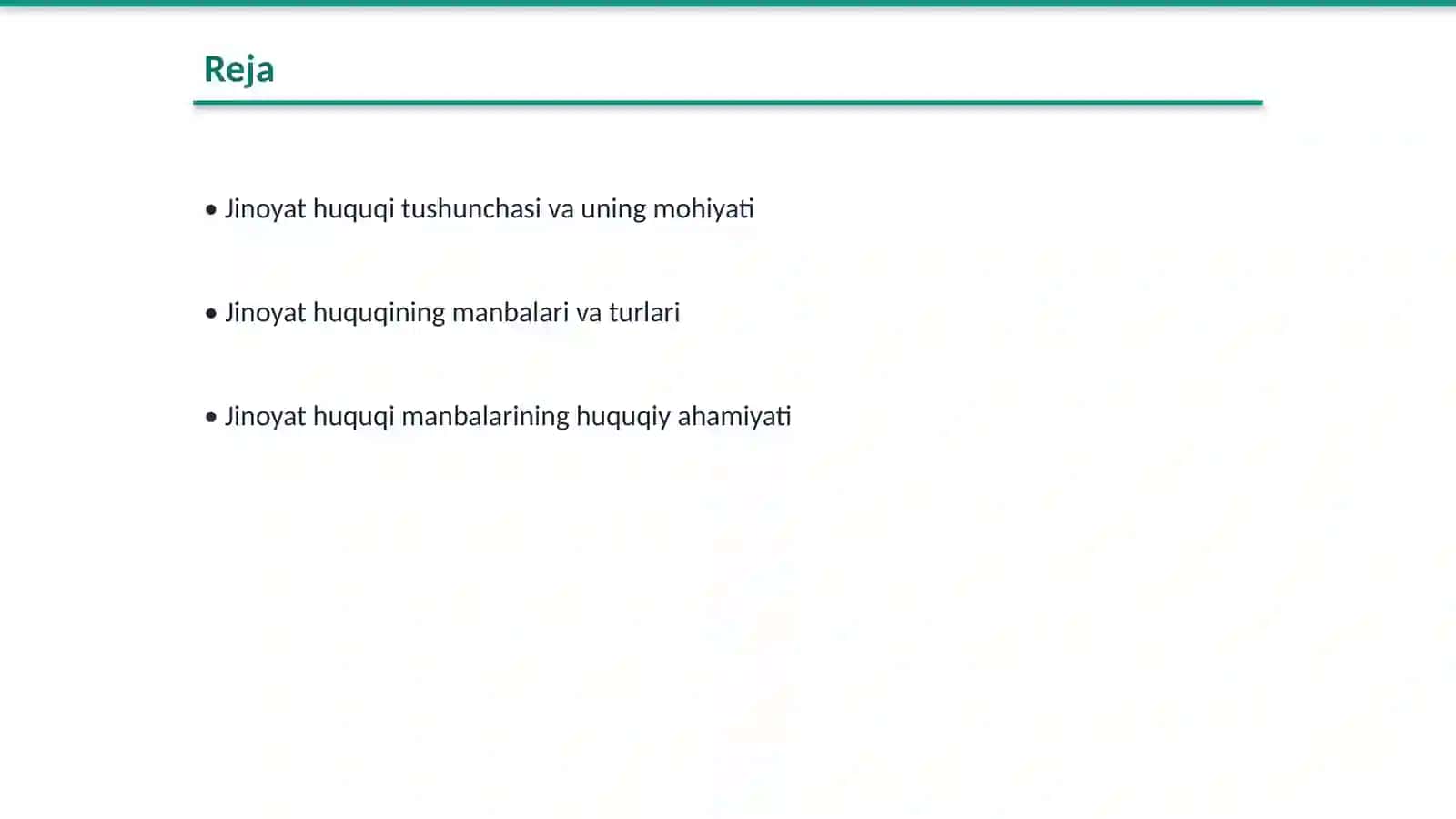 Jinoyat huquqi fanining manbalari 2