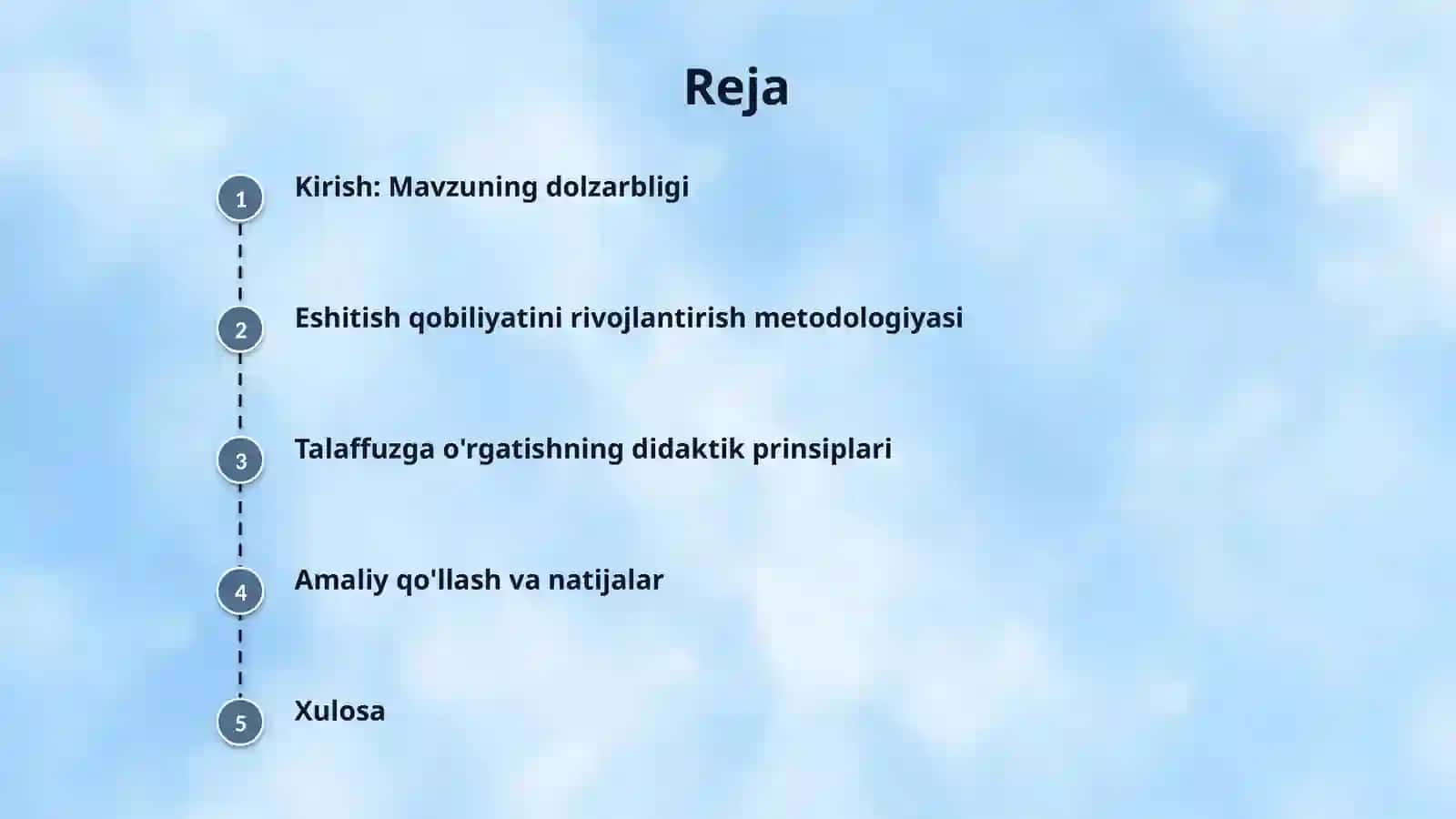 Umumta'lim fanlari doirasida eshitish qobiliyatini 2
