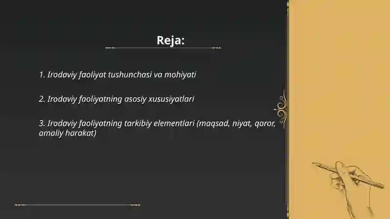 Irodaviy faoliyatning umumiy xususiyatlarini tahlil qilish 2
