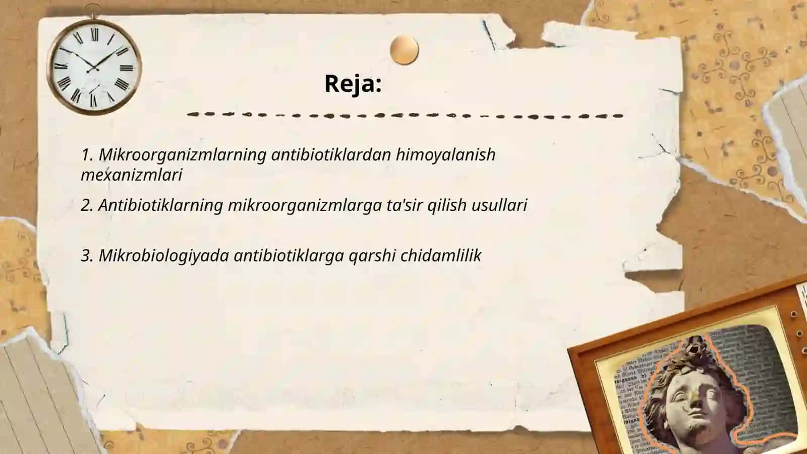 Mikroorganizmlarning antibiotik xususiyati 2