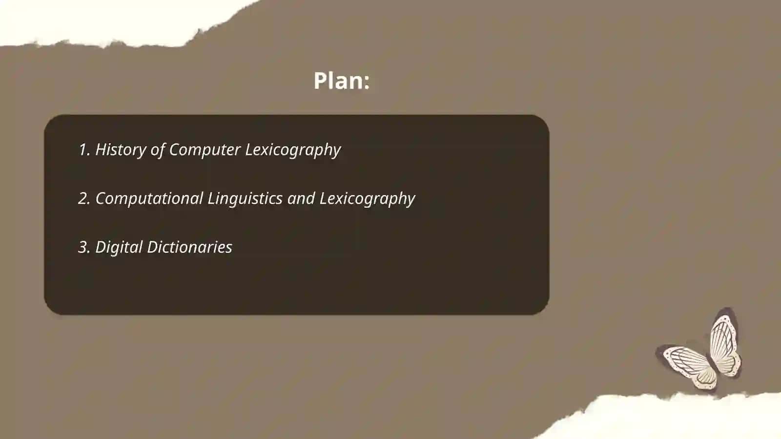 Computer lexicography information 2