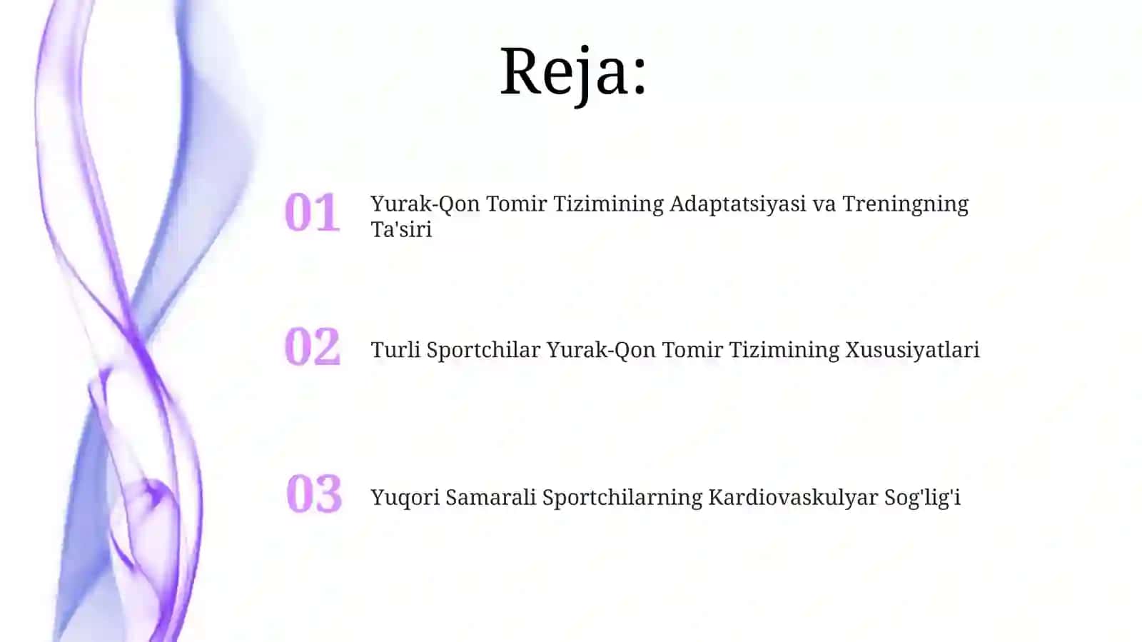Turli Sportchilar Yurak-Qon Tomir Tizimining Xususiyatlari 2