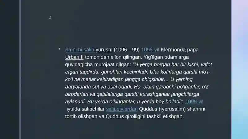 salib yurishlari 2