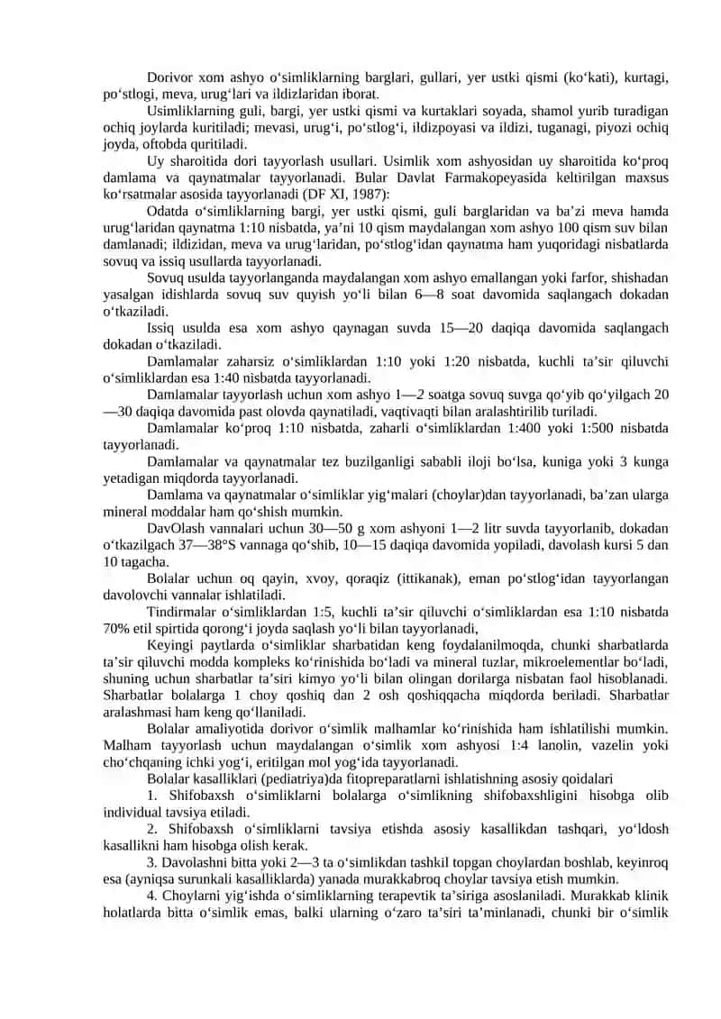 Fitoterapiya asoslari 2