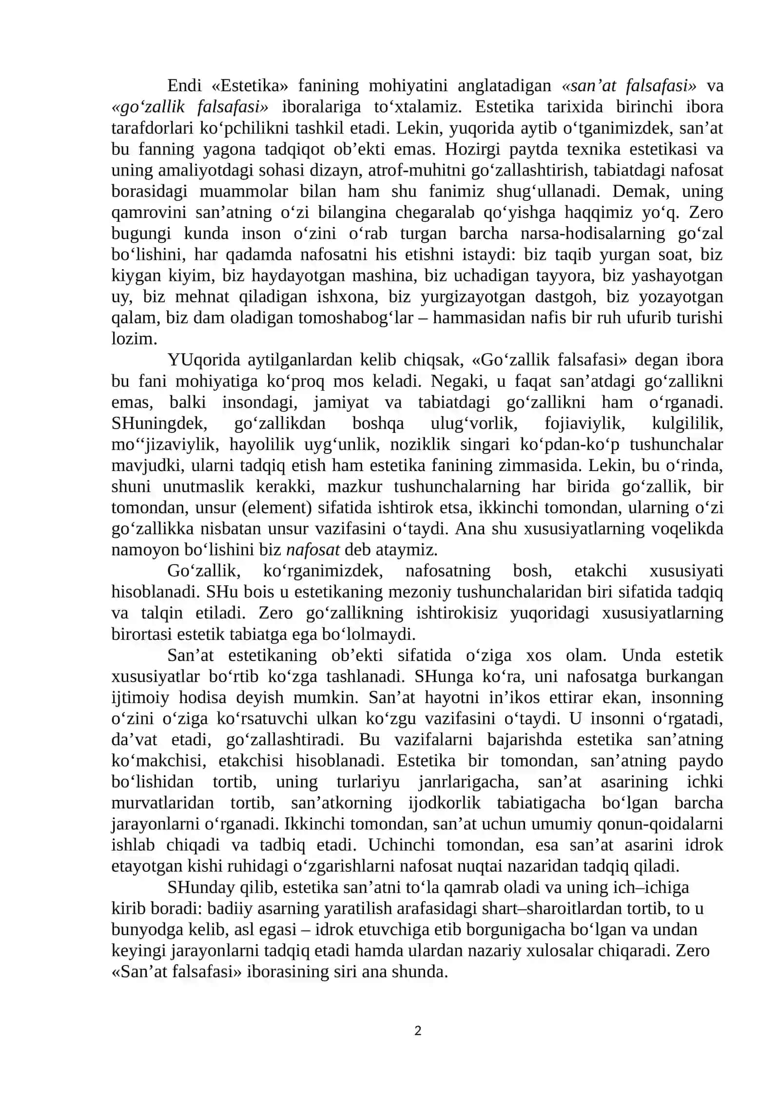 8 ESTETIKA NAZARIYASI 2