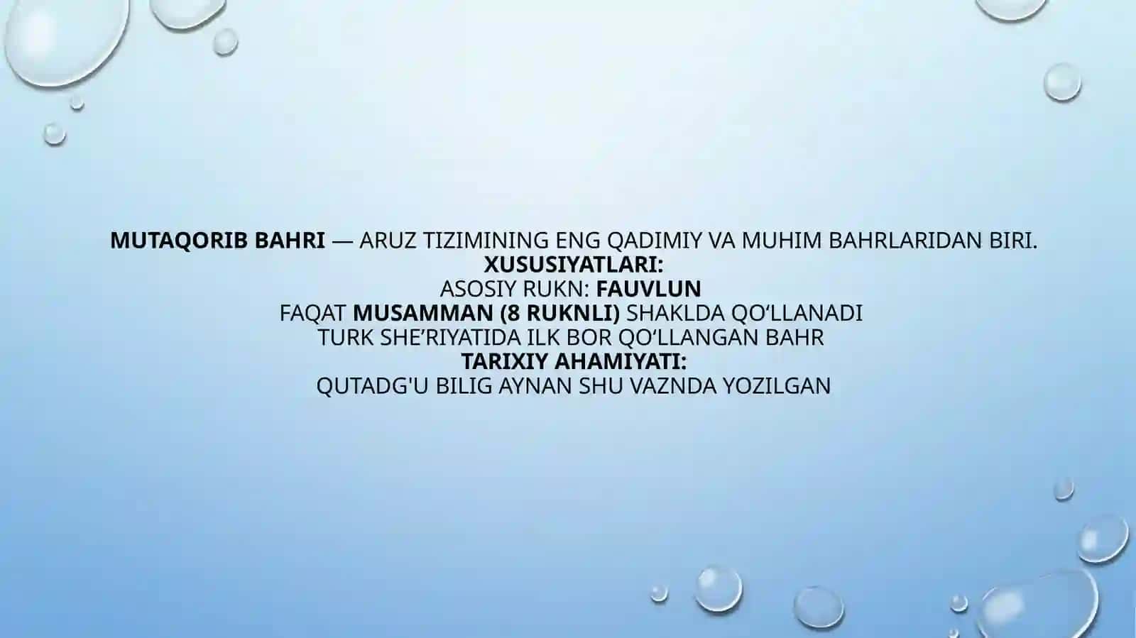 Mutaqoribbahri.Mutadorikvakomilbahrlari 2