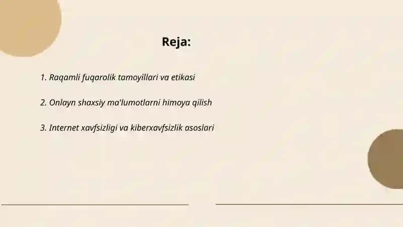 Raqamli fuqorolik amaliy 2