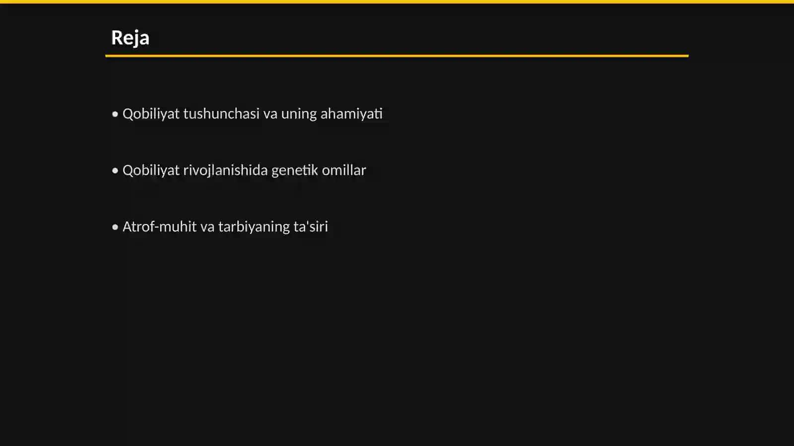 Qobiliyat rivojlanishiga ta'sir giluvchi omillar 2
