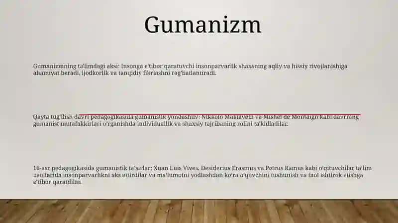 Ğarb Uyģonish Davri Pedagogikasi Namoyondalarining Didaktik Qarashlari 2