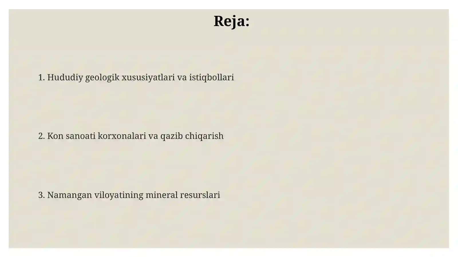 Namangan viloyati foydali qazilmalari 2