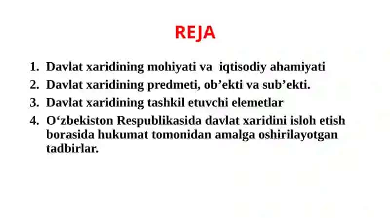 Davlatxaridifaniningmohiyati vaahamiyati 2