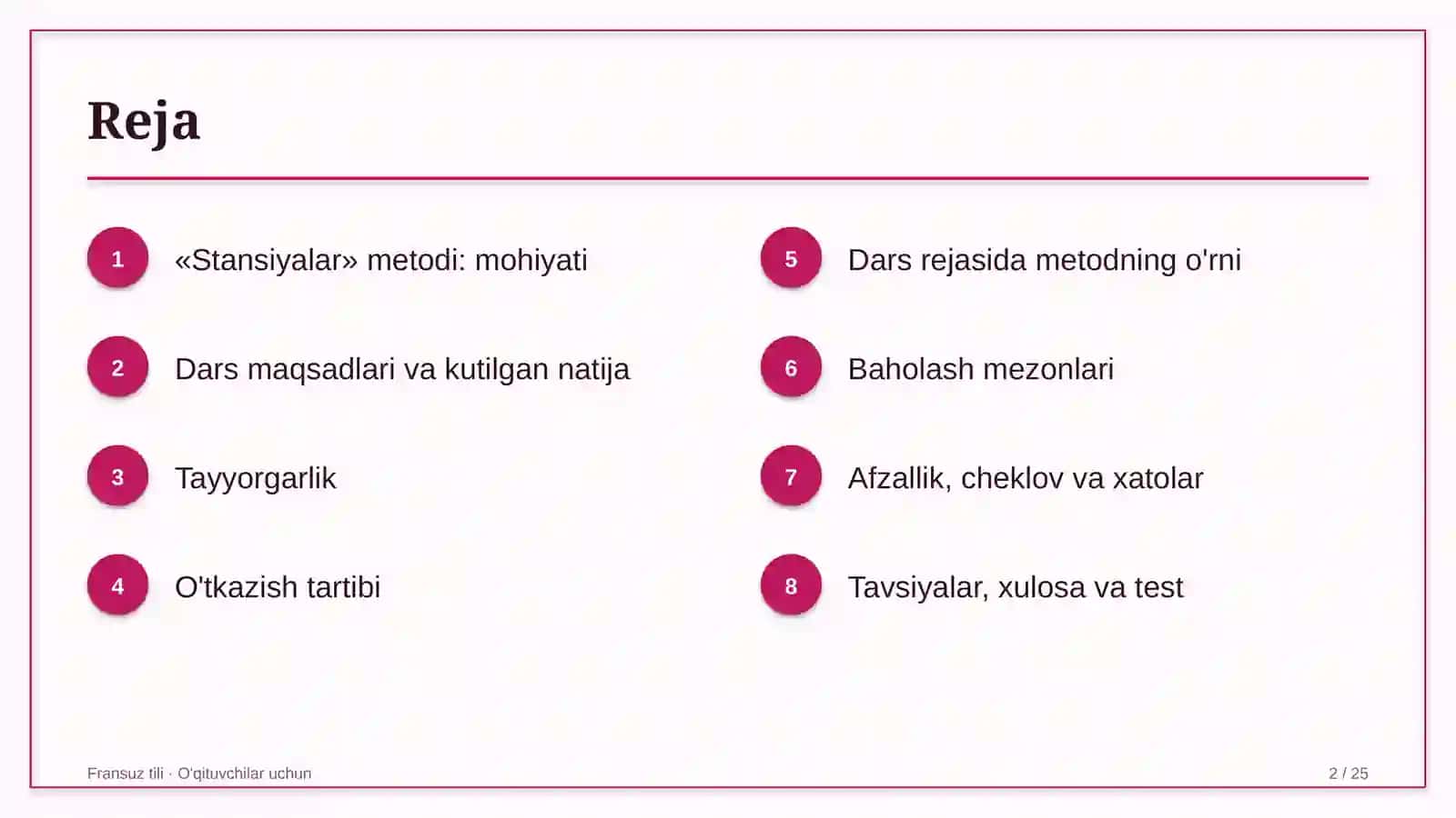 fransuz tili darslarida stansiyalar metodidan foydalanish 1552 2