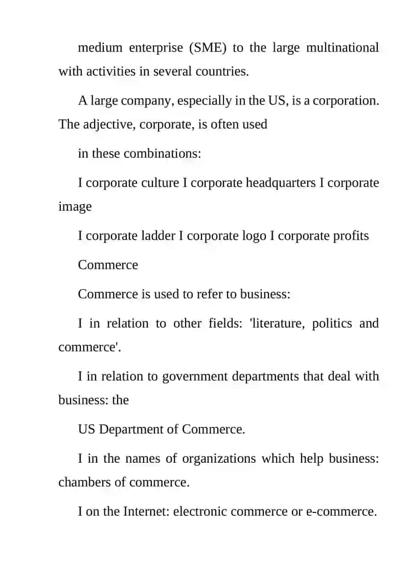Business and Commerce 2