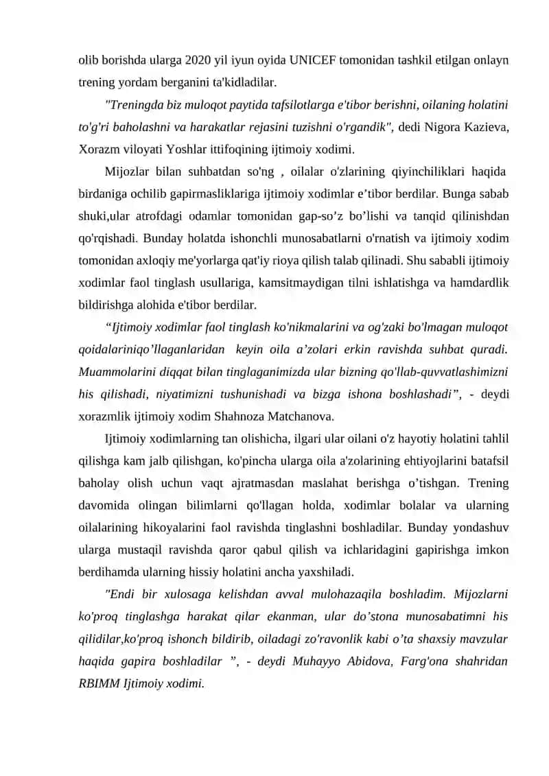 EPIDEMIYA/PANDEMIYA HOLATIDA AHOLIGA RUHIY-IJTIMOIY YORDAM 2