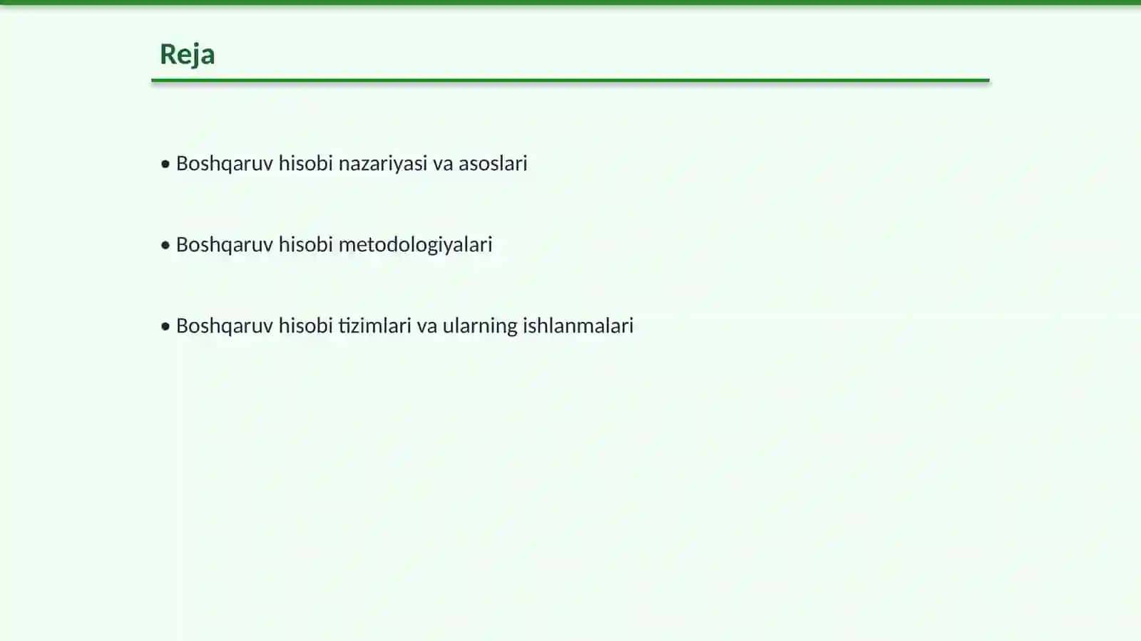 Boshqaruv hisobi yoʻnalishidagi nazariy qarashlar va amaliy tadqiqotlar 2