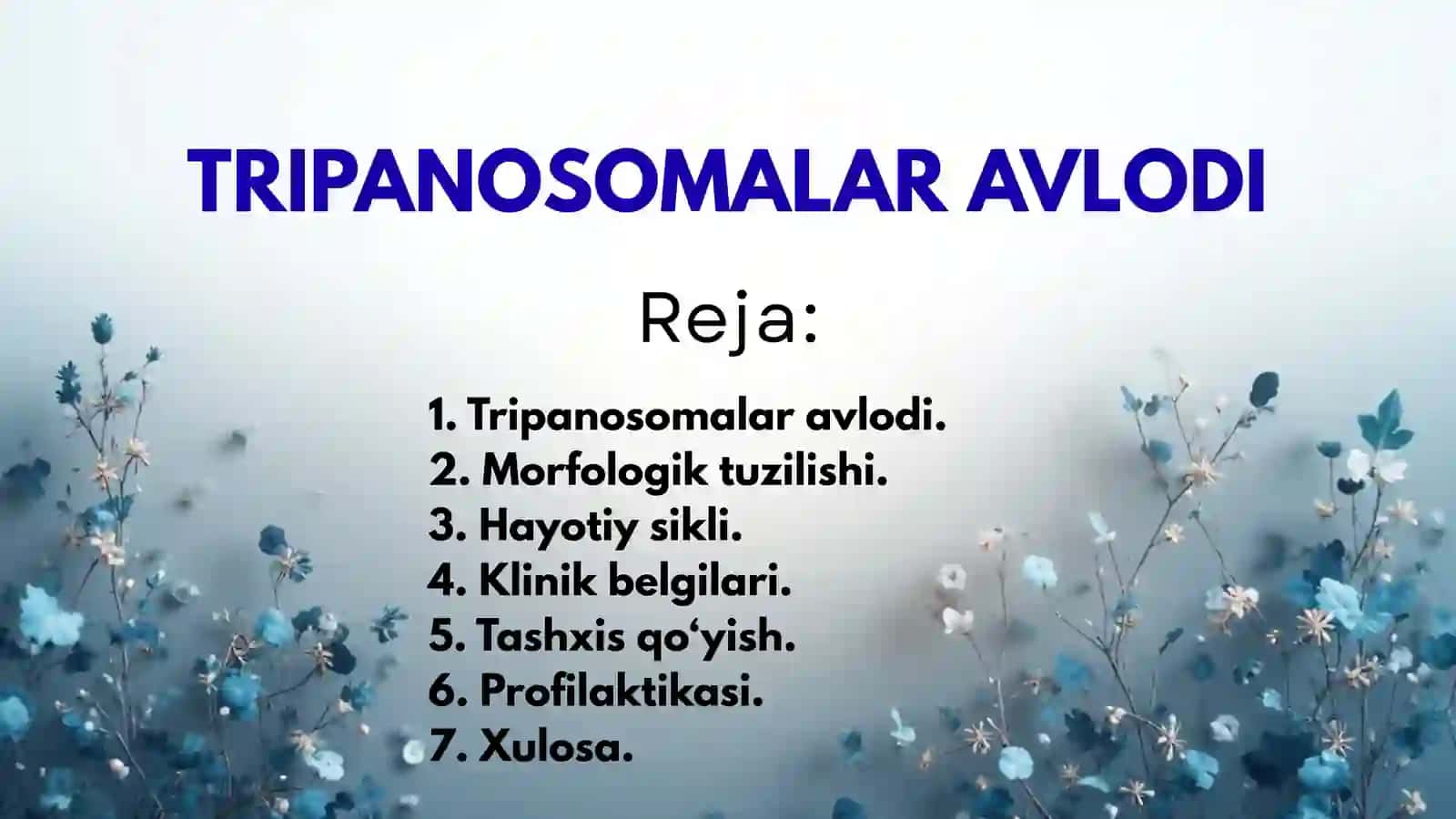 TRIPANOSOMALAR AVLODI 2