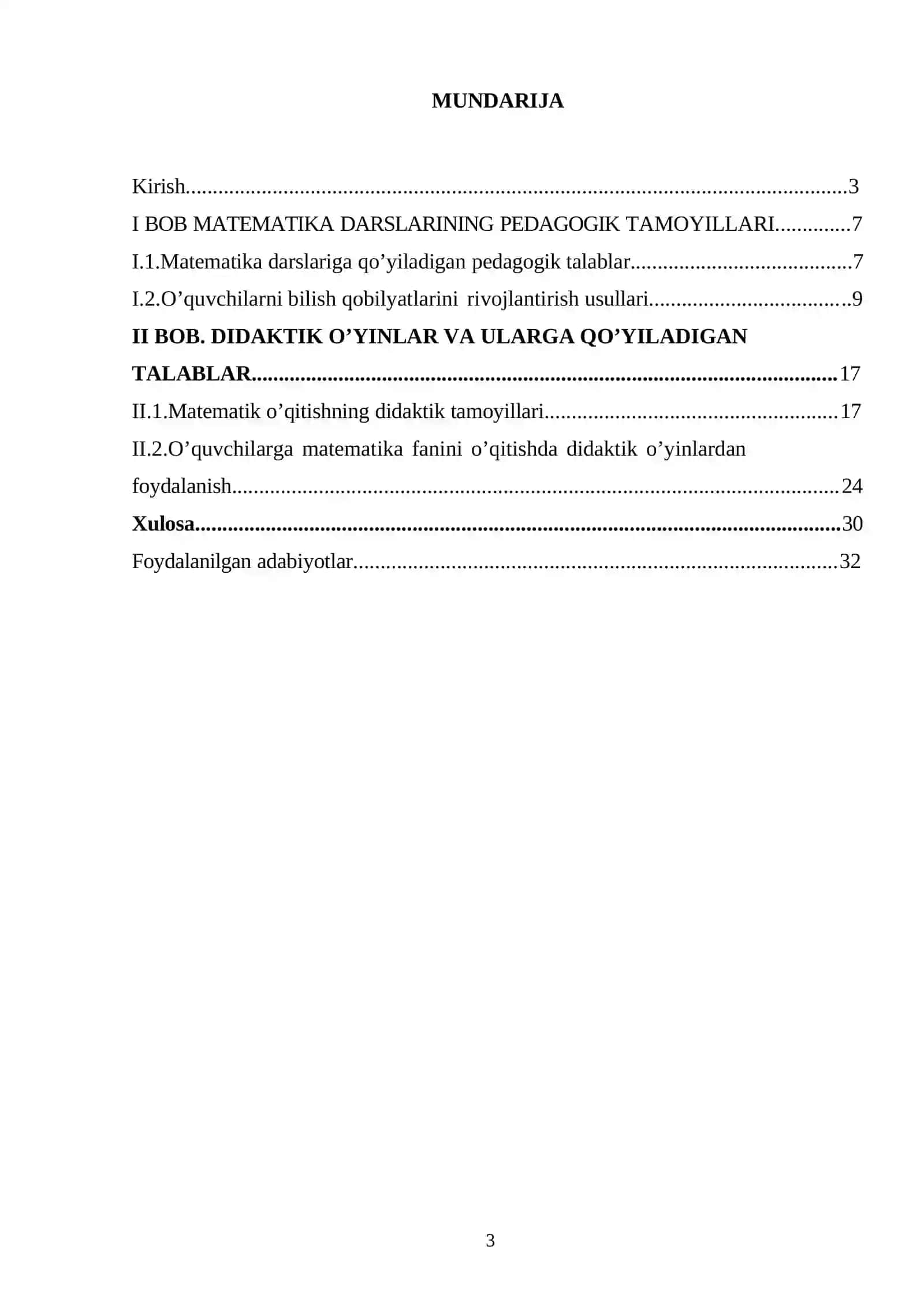 Boshlang'ich sinf matematika darslarida didaktik o'yinlardan foydalanish metodikasi 2