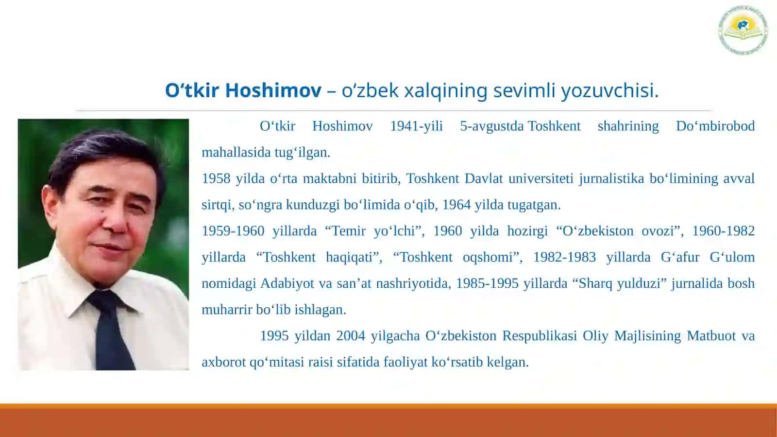 DARS ISHLANMASI O'tkir Hoshimoc 2