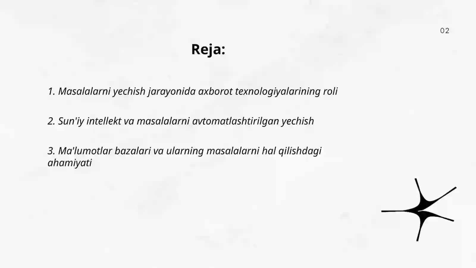 Masalalarni yechishning axborot texnologiyasi 2