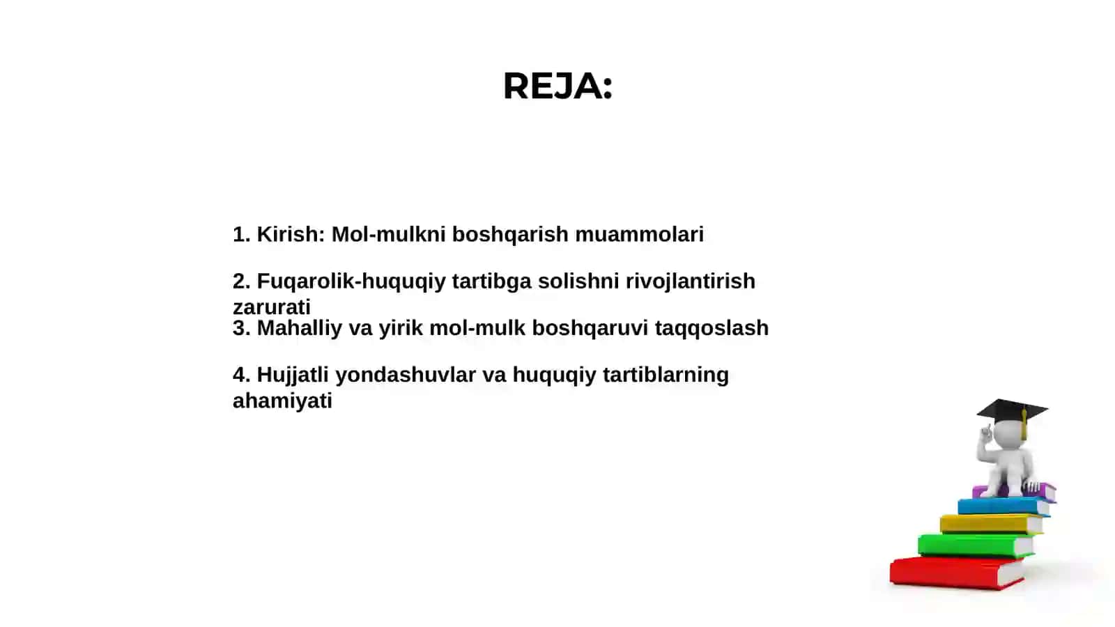 Mol-mulkni ishonchli boshqarishni fuqarolik-huquqiy tartibga solishni takomillashtirish muammolari 2