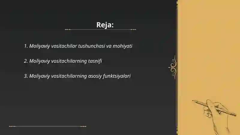 Moliyaviy vositachilarning umumiy tarkibi 2