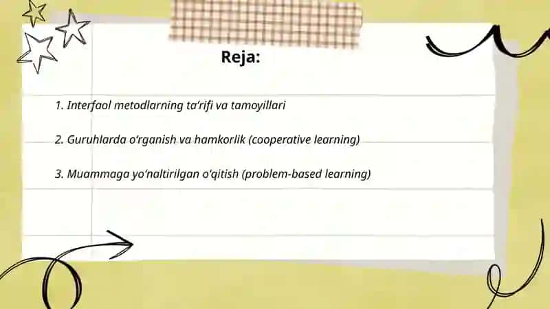 Interfaol metodlar 2