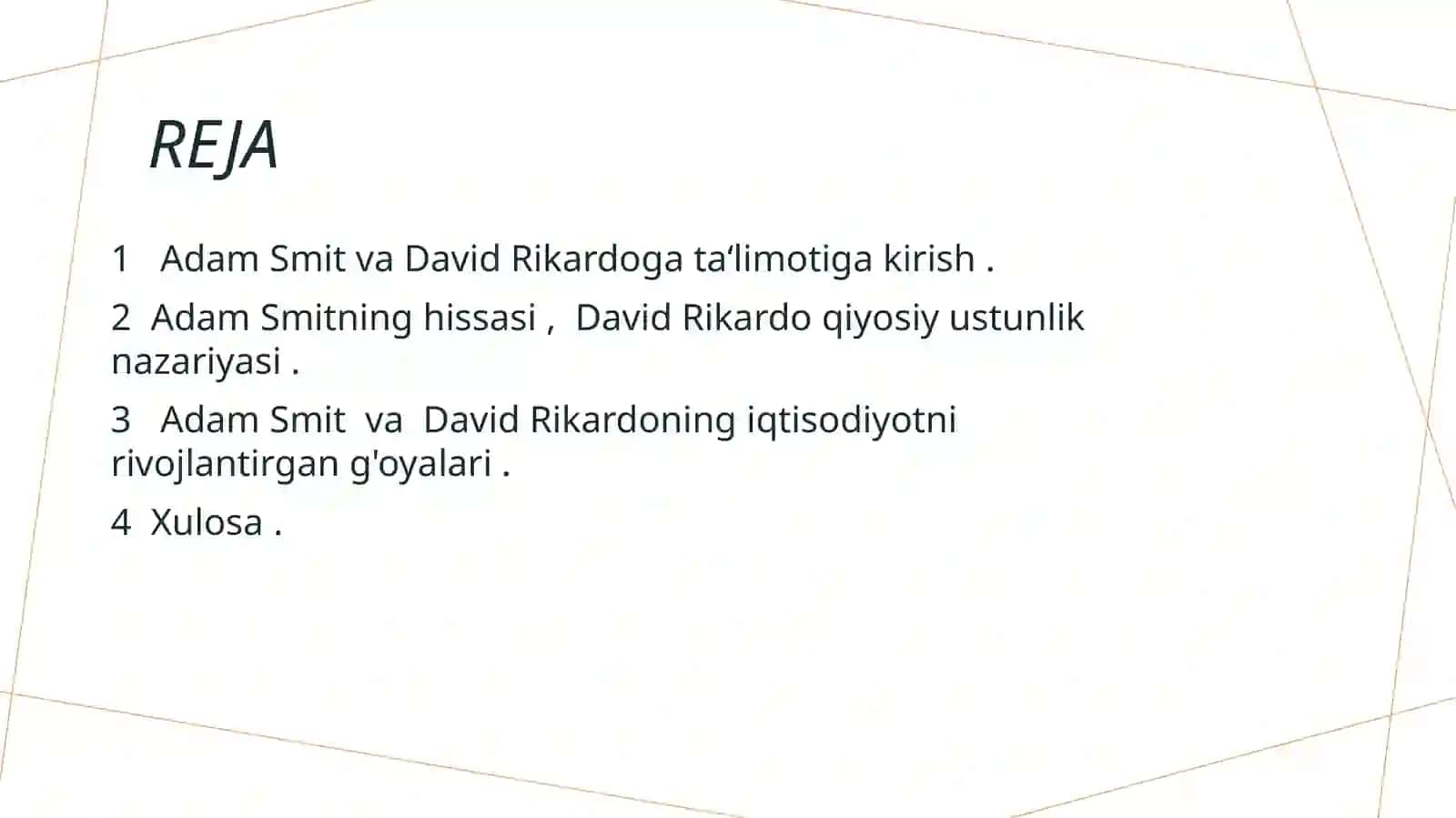 Adam Smit va DAvid Rikardo 2