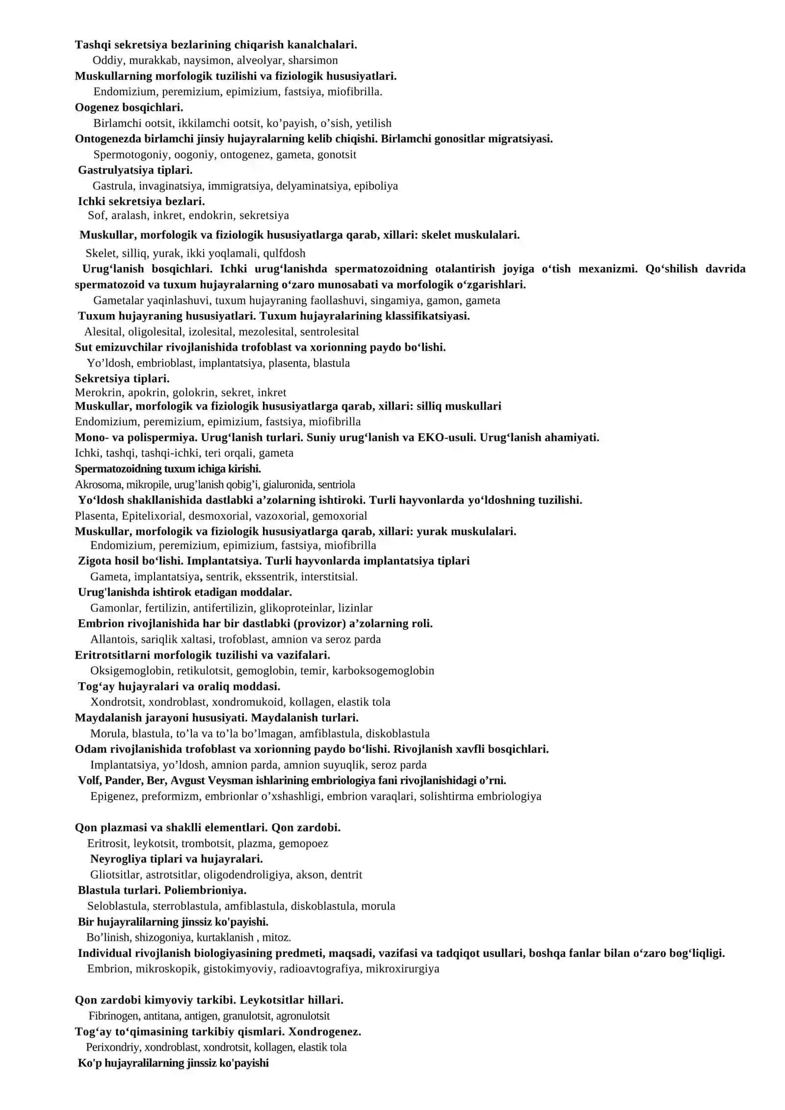 Gistologiya fanlari 2