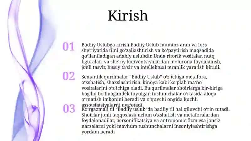 Badiiy Uslub 2
