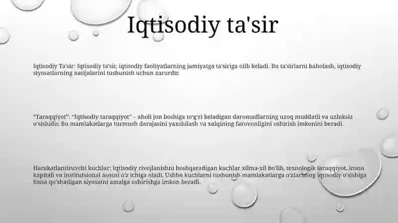 Iqtisodiy Taraqqiyot Va Uni Harakatlantiruvchi Kuchlar 2