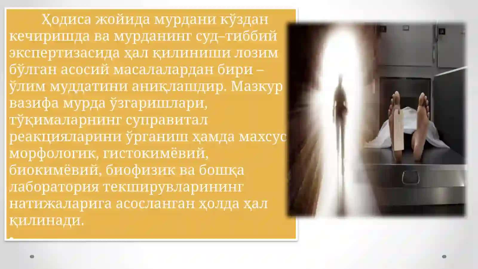 O’lim vaqti niqlash 2