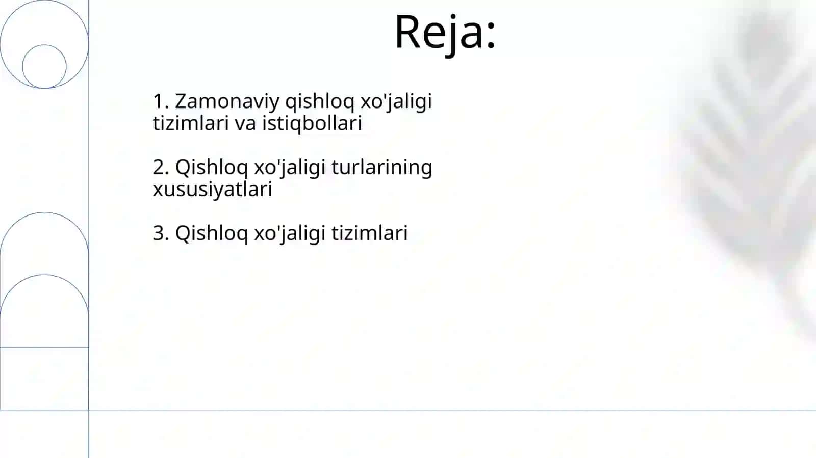Dehqonchilik tizimlari Va turlari 2