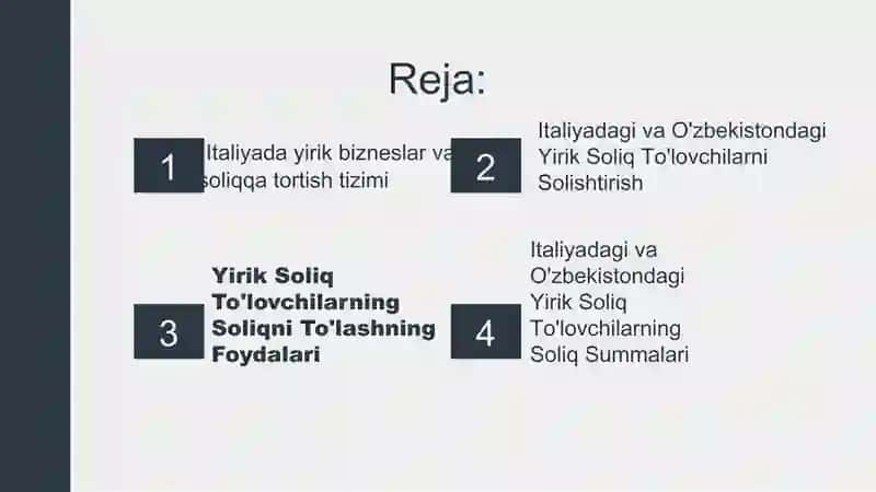 Italiyada yirik biznesni soliqqa tortish 2