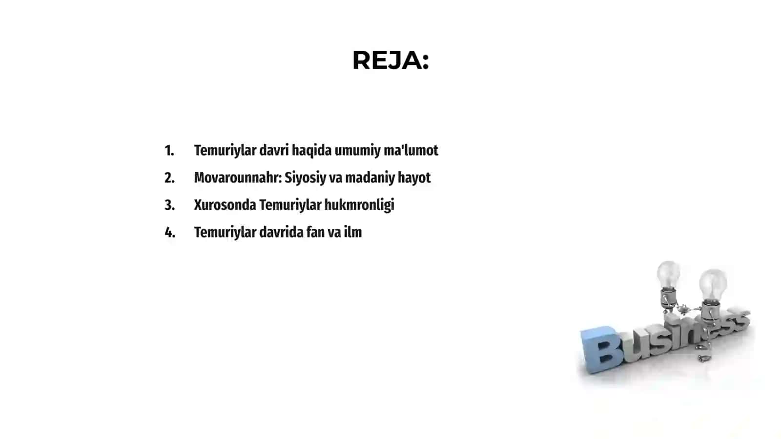 Temuriylar davrida movarounnahr va xuroson 2
