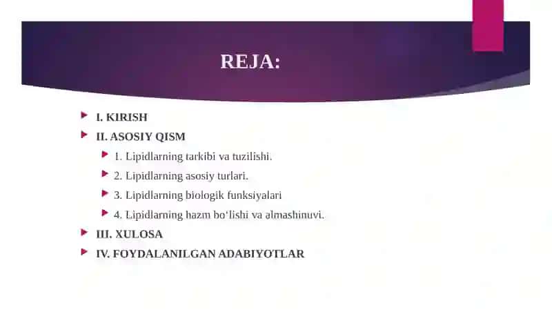 Lipidlar 2