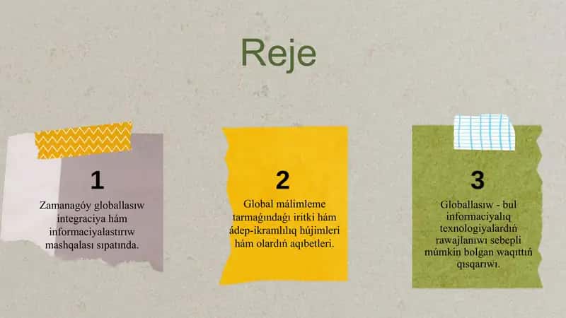 Globallasıw va media 2