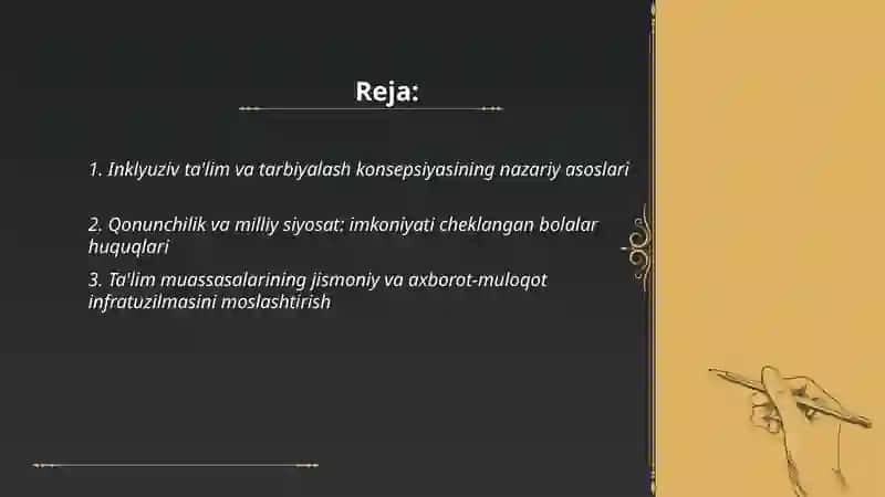 Imkoniyati cheklangan bolalarni inklyuziv talim va tarbiyalash konsepsiyasi 2