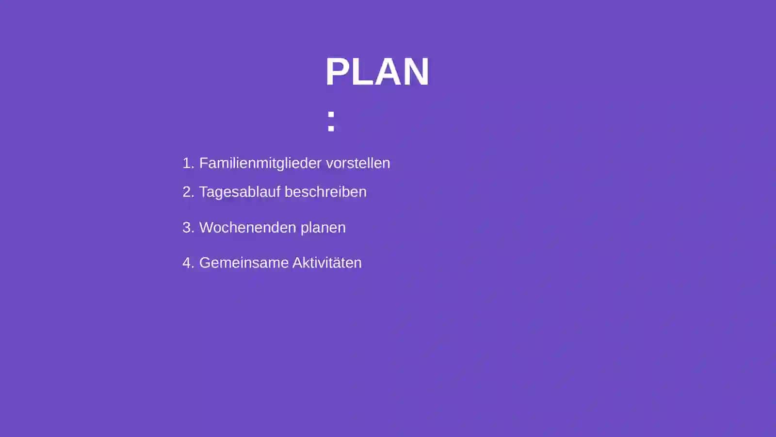 Über den Alltag sprechen 2