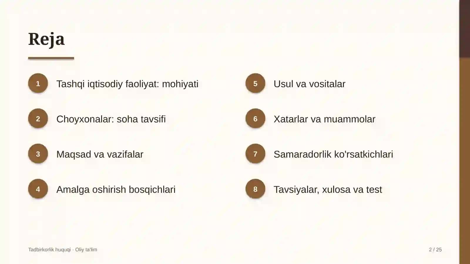 choyxonalarda tashqi iqtisodiy faoliyat 7801 2