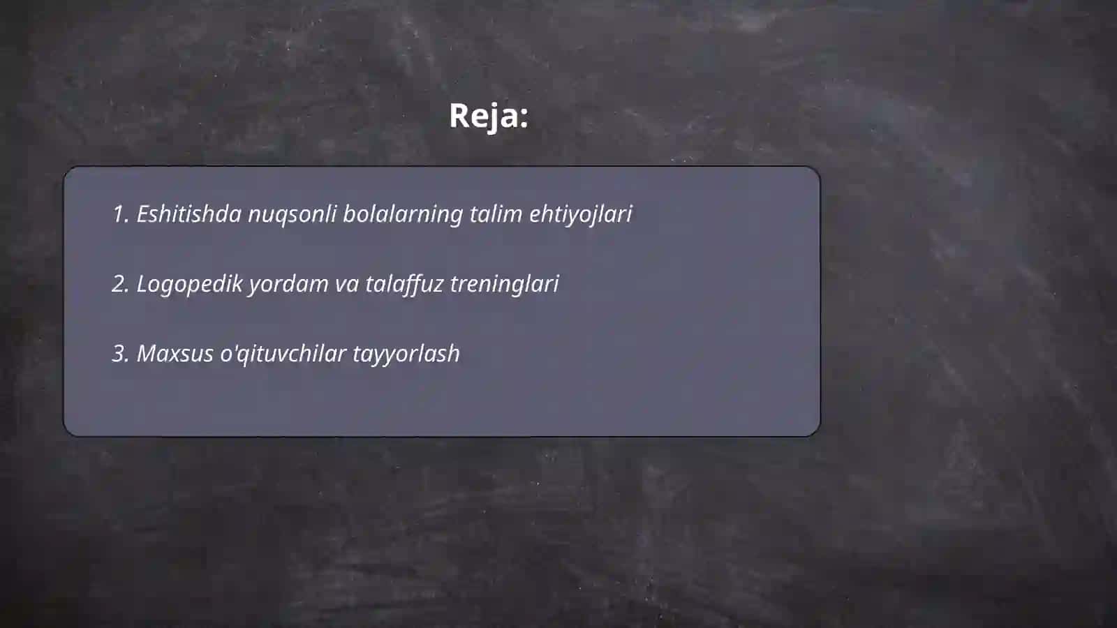 Eshitishda nuqsoni boʻlgan bolalar maktabida talim jarayonlarining oʻziga hos xususiyatlari 2