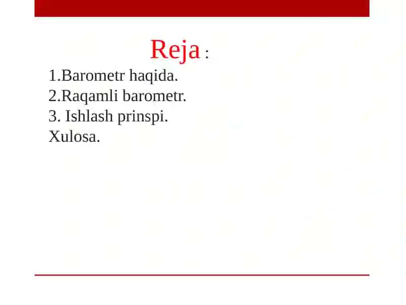 Raqamli barometr 2