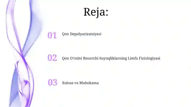 Limfa Qon o'rnini bosuvchi suyuqliklar fiziologiyasi 2